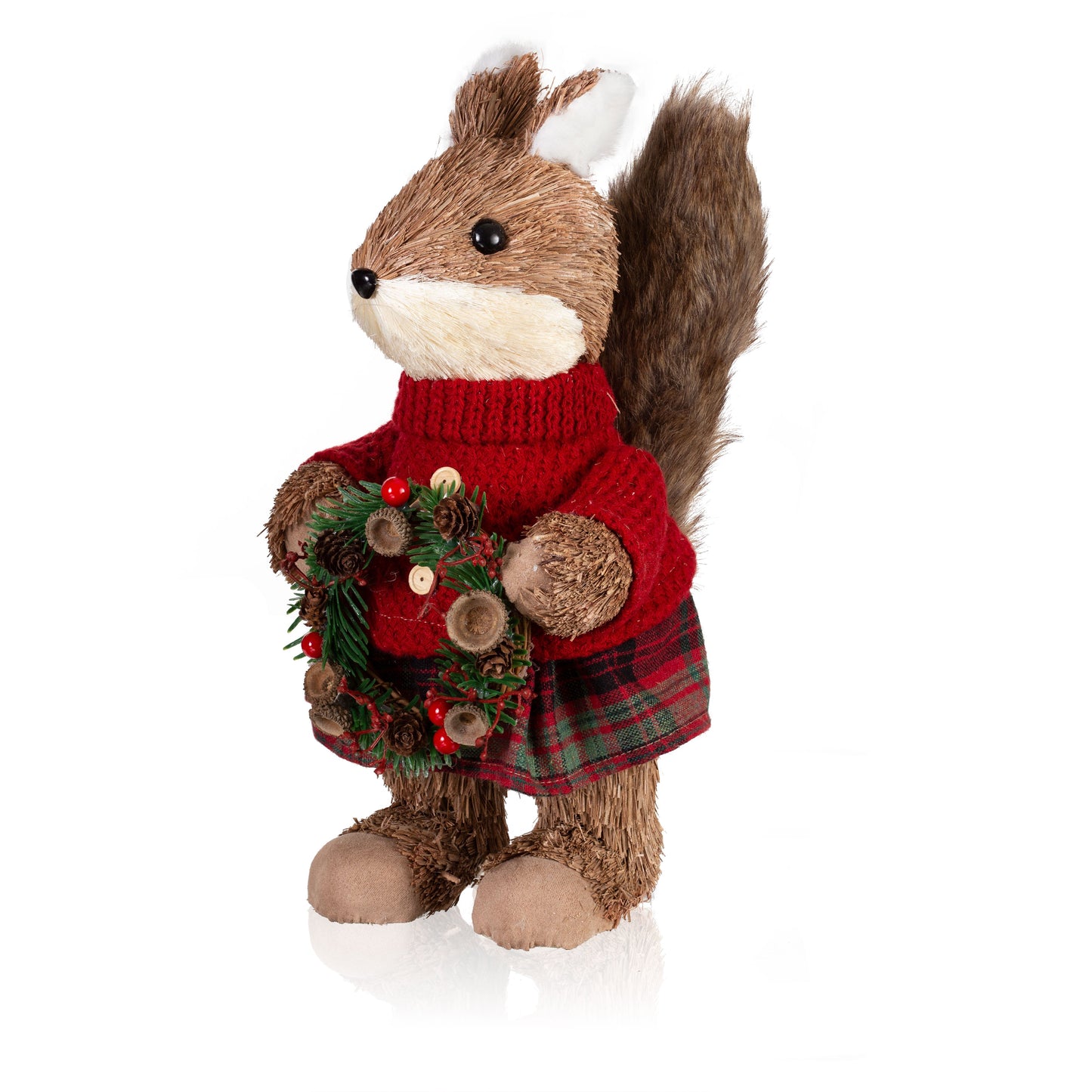 Pier 1 Standing Woodland Squirrel With Wreath