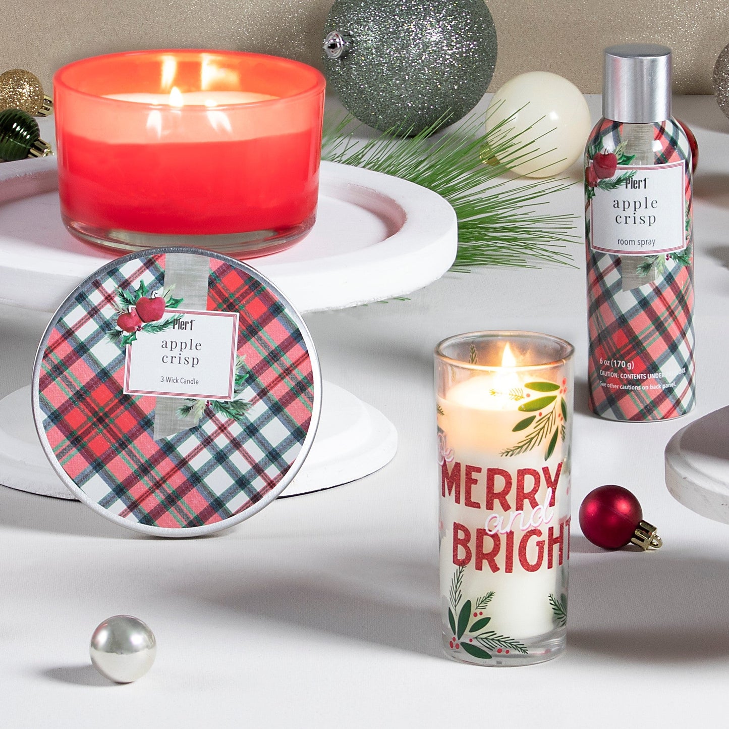 Pier 1 Apple Crisp Filled Charm Jar Candle