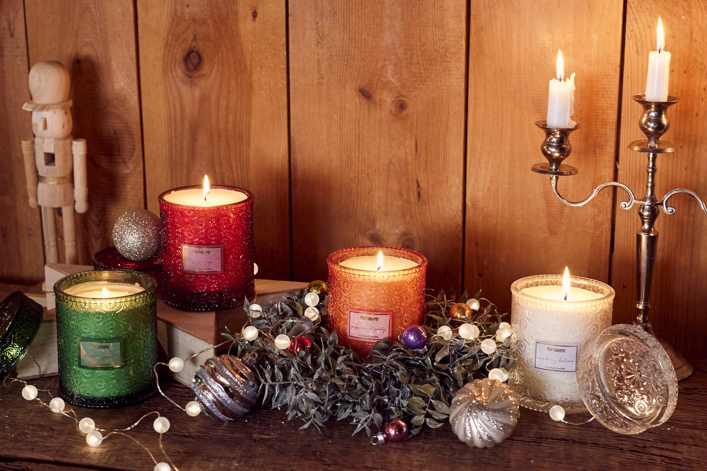 Pier 1 Holiday Forest Luxe 19oz Filled Candle